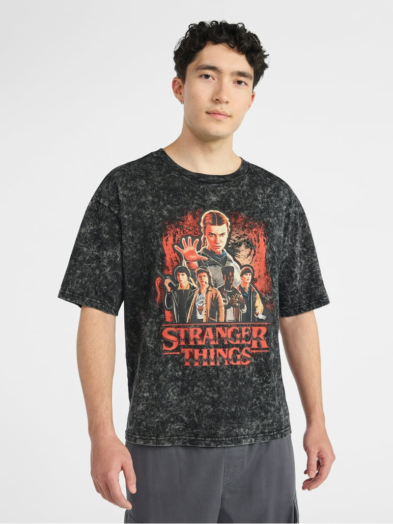 Netflix Stranger Things Roll Out Oversized Graphic T-Shirt from No