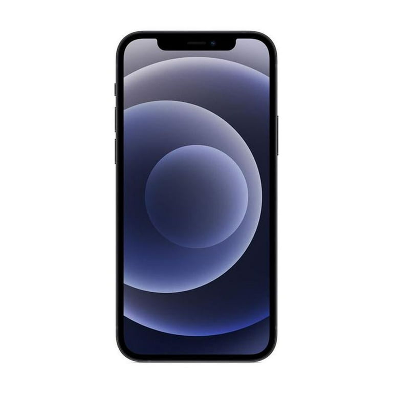 Apple iPhone 12, Refurbished, Fully Unlocked, 128GB Storage, Black