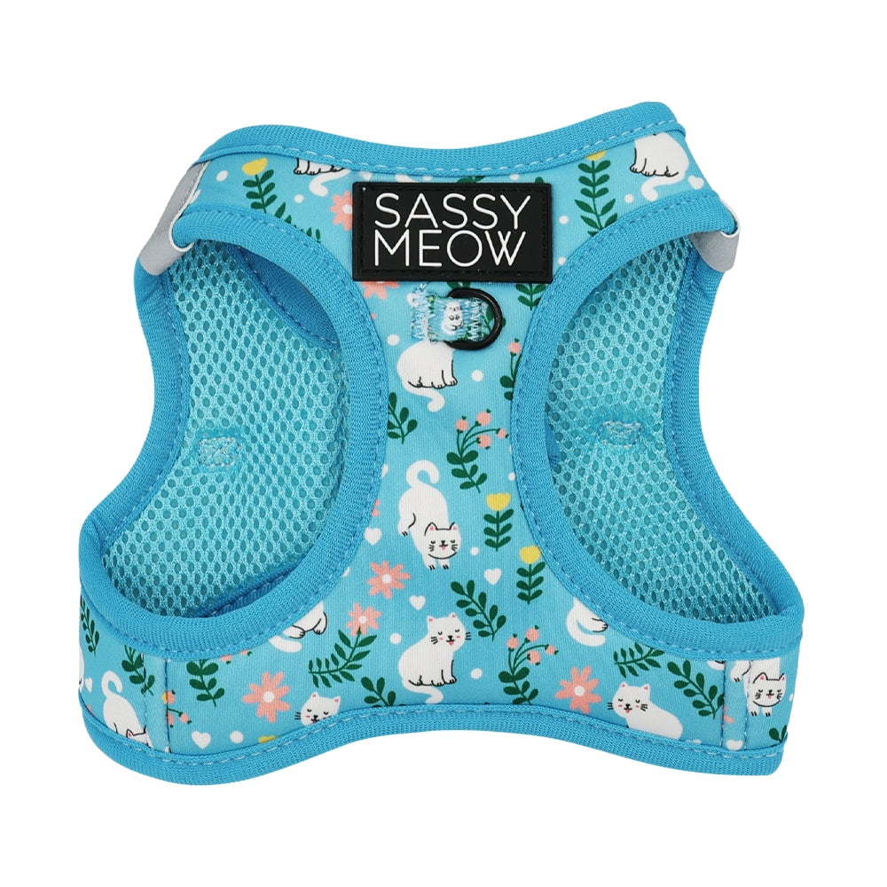 Sassy Meow Cat Step-In Harness Extra Small - Hello Kitty Light