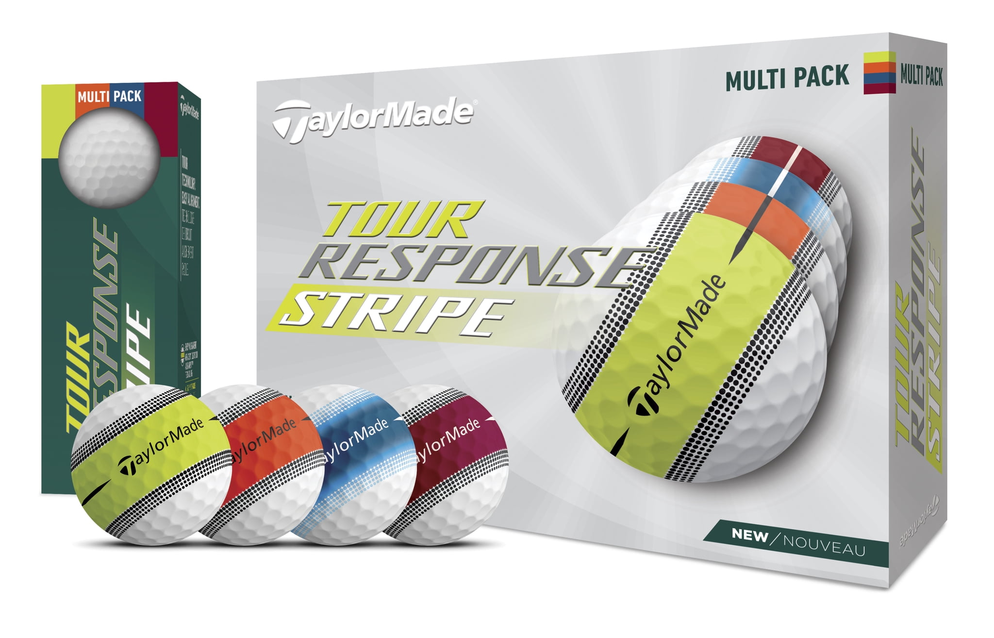 TaylorMade Tour Response Stripe High Performance Golf Balls with