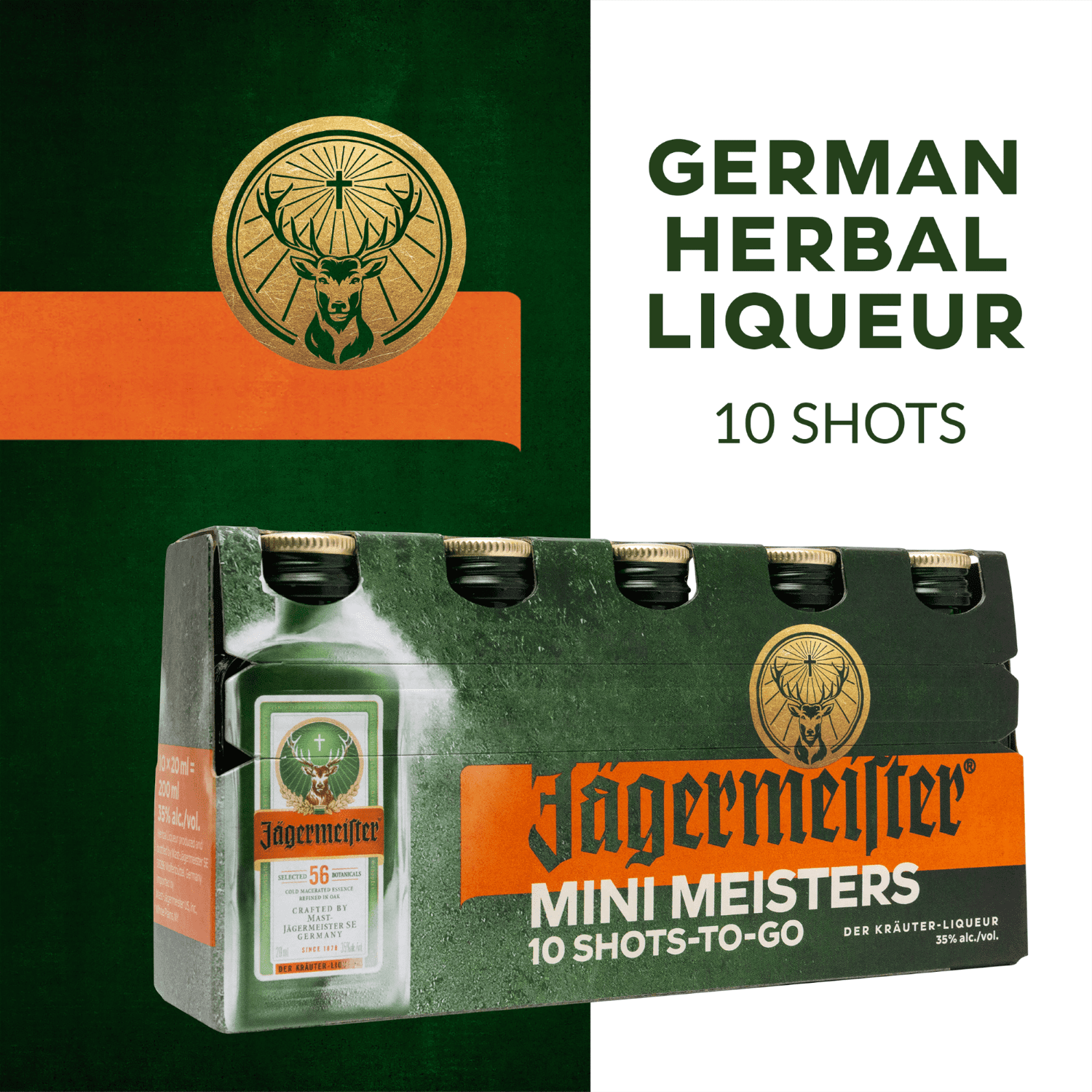 JAGERMEISTER PROST PACK 20ML 10PK - Walmart.com