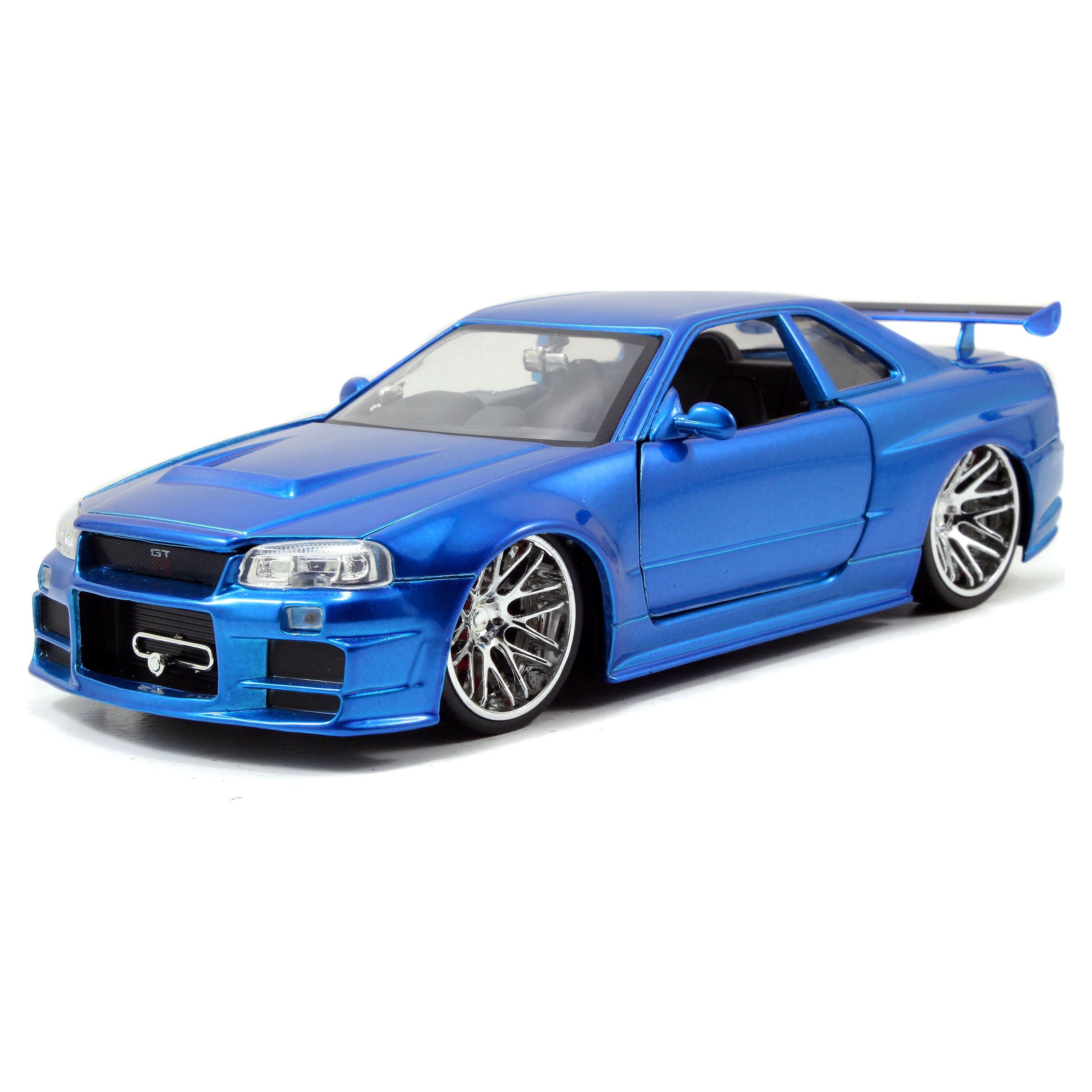 Fast & Furious Brian's Nissan Skyline GT-R, Candy Blue - Jada Toys