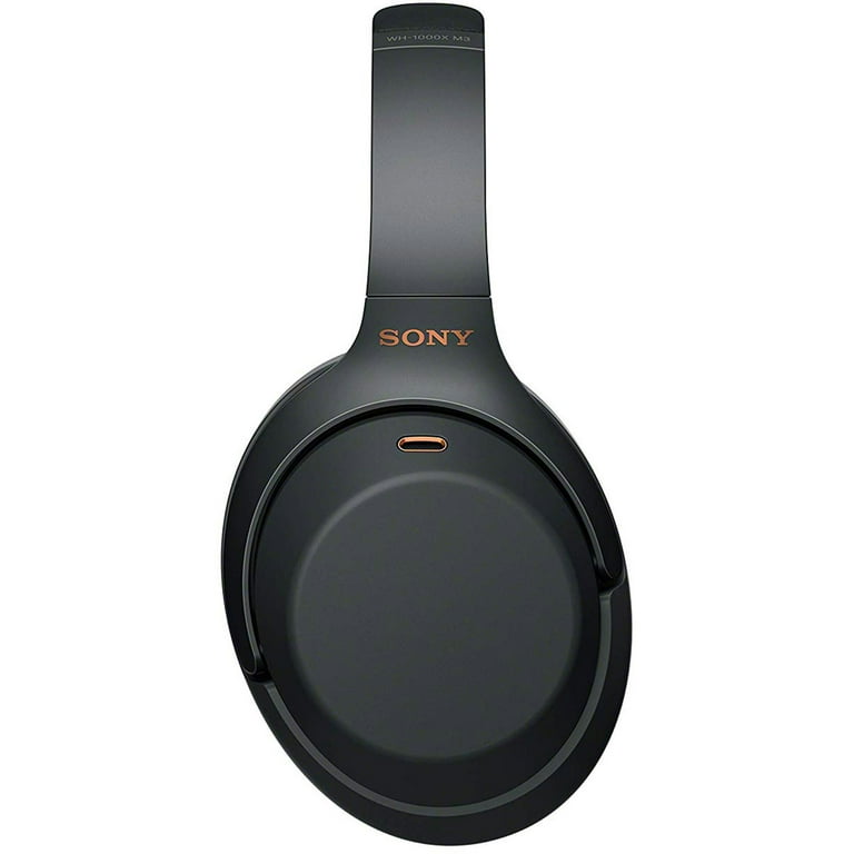 Sony WH1000XM3 Black Wireless Bluetooth Headphones - Walmart.com
