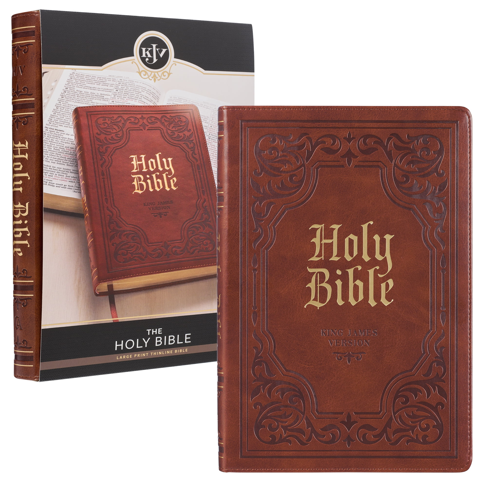 KJV Holy Bible, Standard Size Faux Leather Red Letter Edition