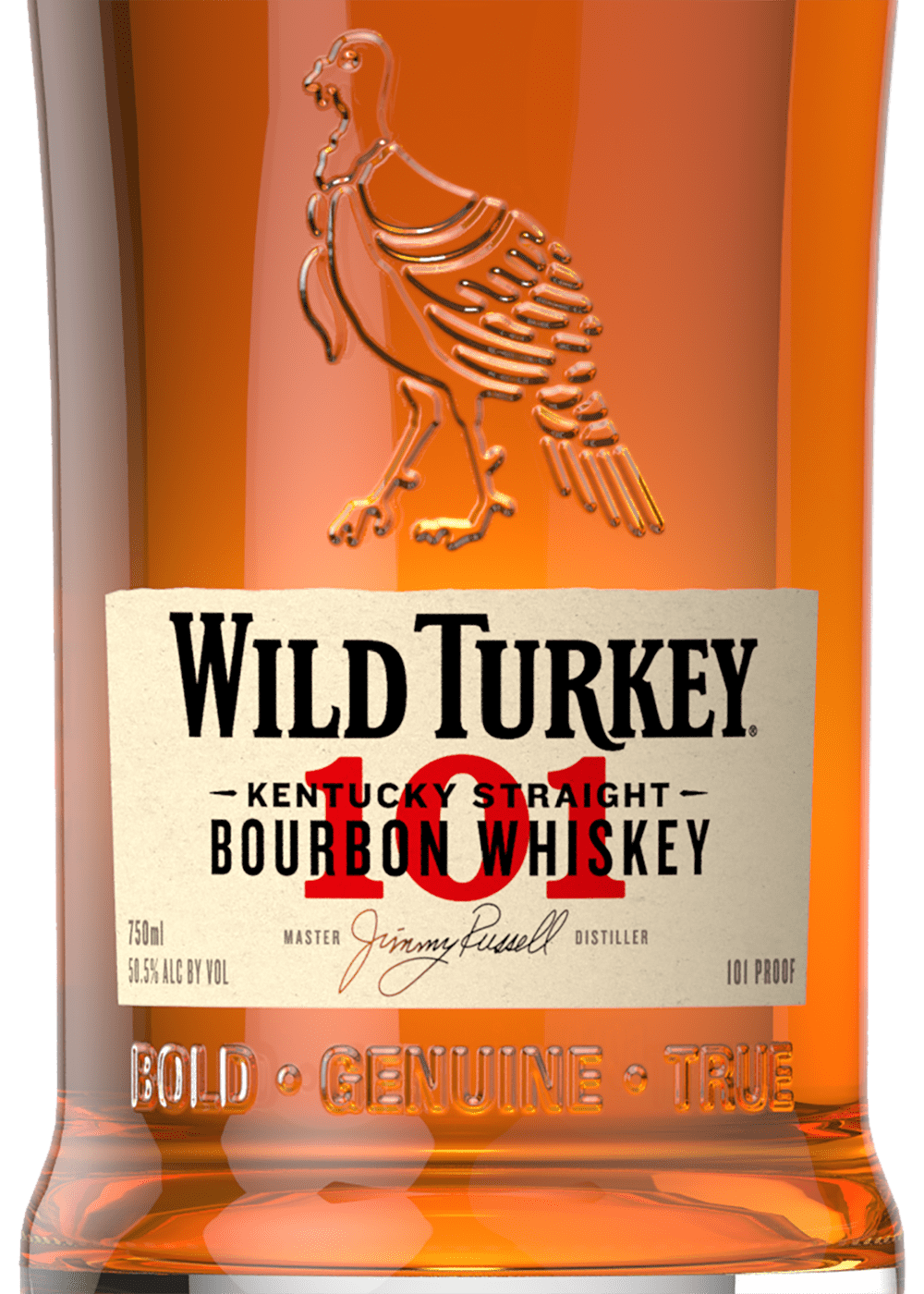 Wild Turkey 101 Bourbon, 750 ml Bottle, 50.5% ABV - Walmart.com