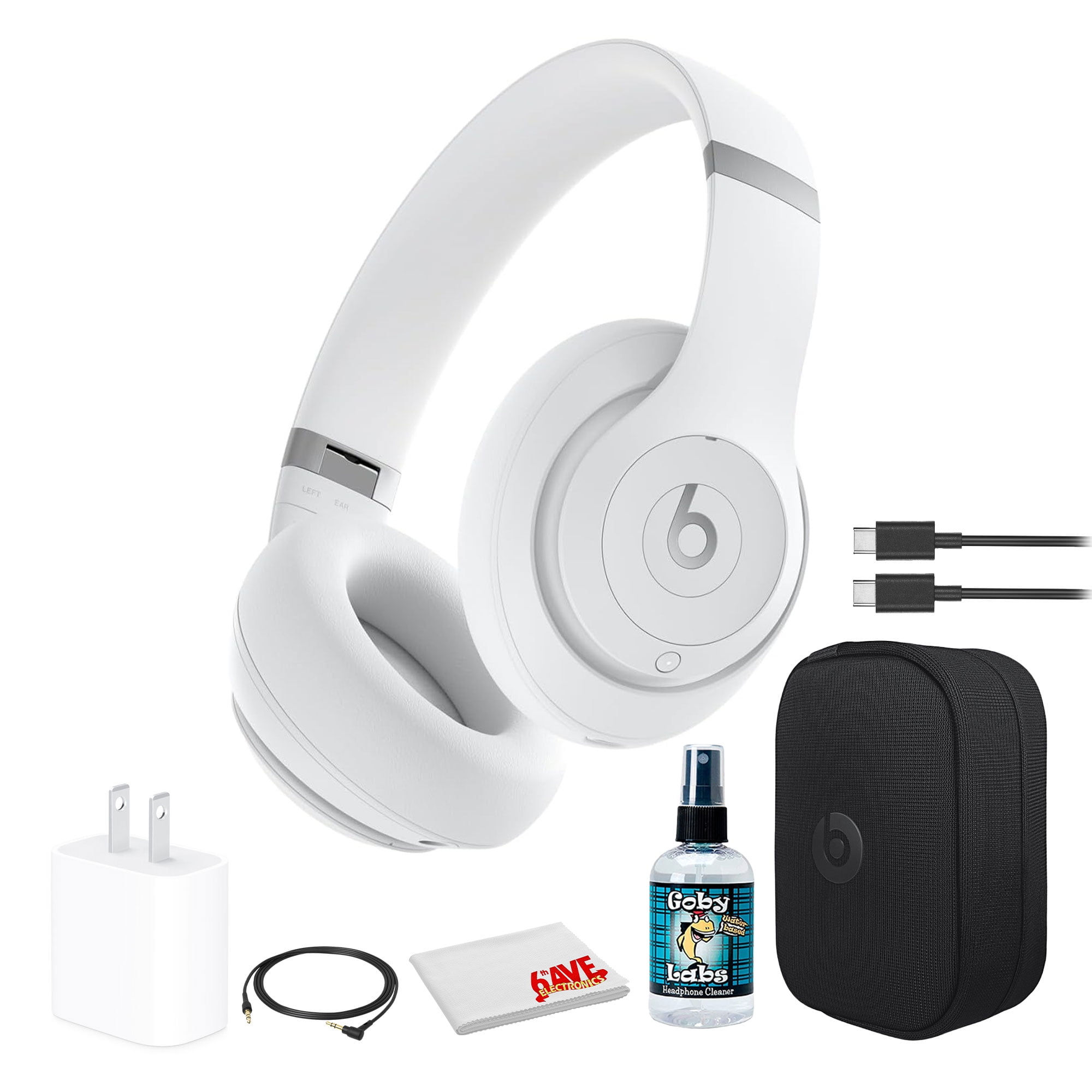 Beats by Dr. Dre Studio Pro Wireless Headphones (Matte White