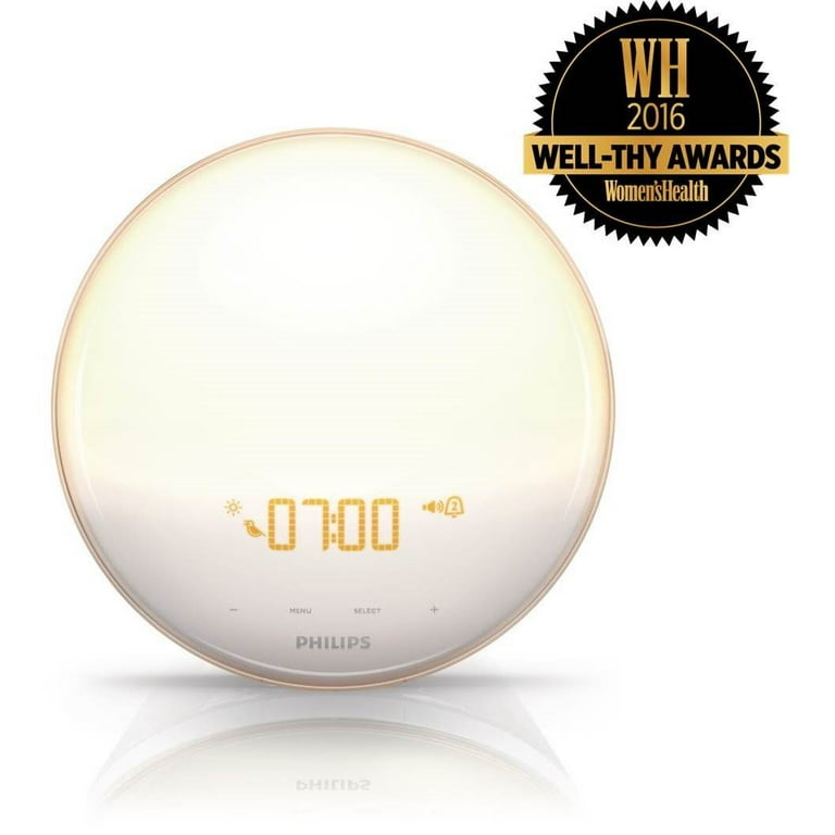 Philips Wake-up Light with Colored Sunrise, Sunset Simulation and