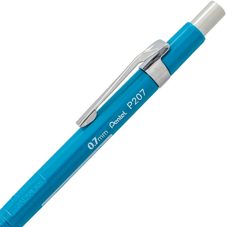 Pentel Sharp Mechanical Pencil, .7mm, Blue, Hi-Polymer Lead, Self