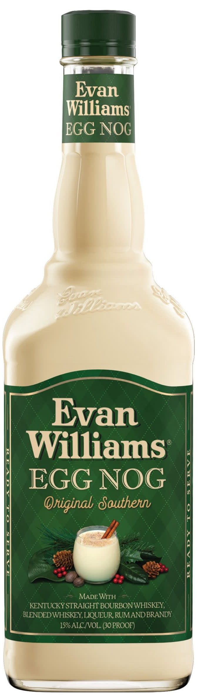 Evan Williams Egg Nog 750ml - Yankee Spirits