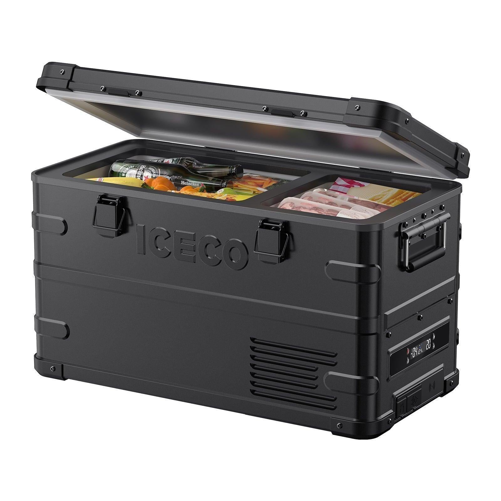 CalmDo車載冷蔵庫 35L車用冷蔵冷凍庫 2WAY電源対応 ポータブル冷蔵