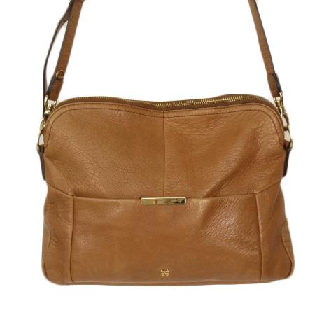 SAZABY(サザビー) ボストンバッグ - ダークブラウン×ブラウン×ベージュ