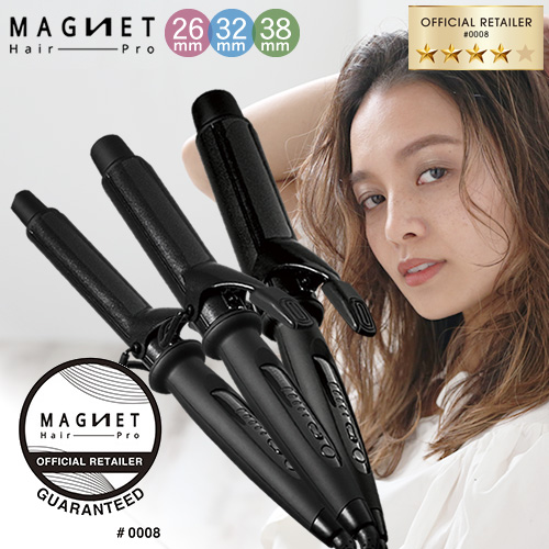 正規販売店/選べるサイズ】マグネットヘアプロ カールアイロン コテ