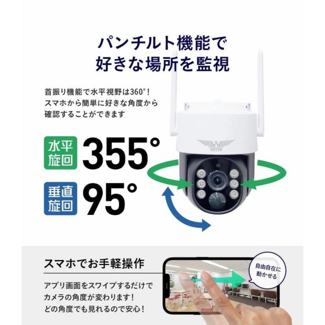 塚本無線 防犯カメラ 見張り番 WTW-1213N2 WTW-1213W Plus WTW-1213B