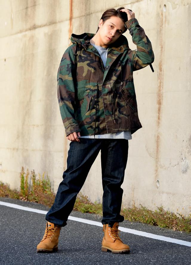 BONEZ迷彩ジャケット the bonez アウター 迷彩 コーチジャケット The