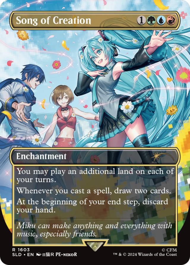MTG Secret Lair 初音ミク 夏 Bundle MTG 初音ミク 夏ver Secret Lair