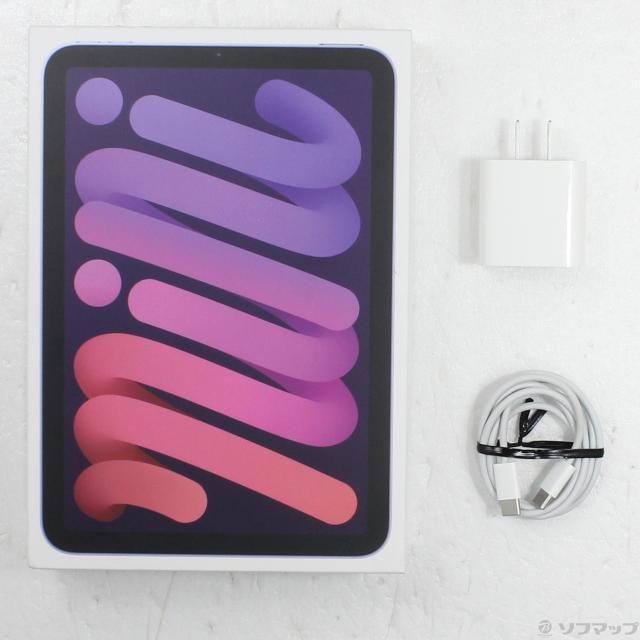 中古)Apple (展示品) iPad mini 第6世代 64GB パープル 3J366J/A Wi-Fi