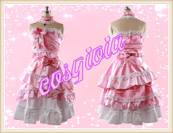 アイカツスターズ 白鳥ひめ ドレス コスプレ衣装 コスチューム