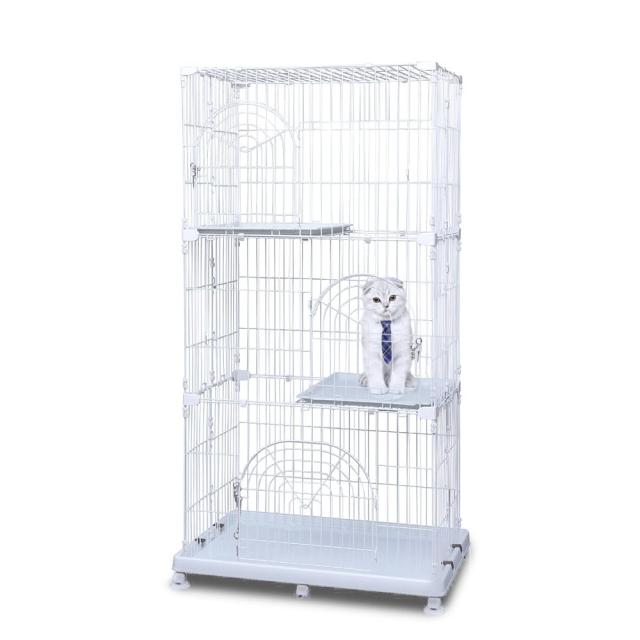 新品キャットケージゲージペットケージホワイト高さ178cm 多機能