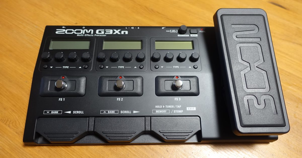 機材レビュー】ZOOMの新作エフェクター『G3n』／『G3Xn』が