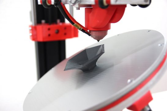 サポートなしでオーバーハングプリントできる6軸3Dプリンタ | 3DP id.arts