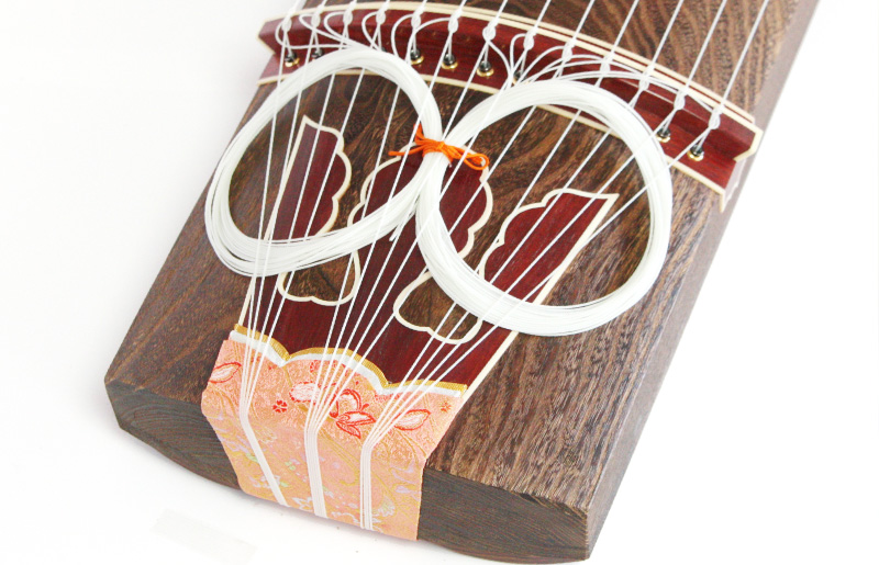 木製 13弦 筝 赤い装飾布付き 木製 13弦 筝 赤い装飾布付き 楽天市場