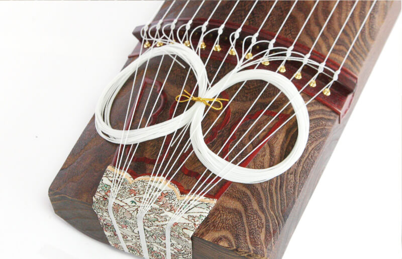 ①琴 13弦 日本 伝統的 楽器 箏 和楽器 弦楽器 和琴 木製 13