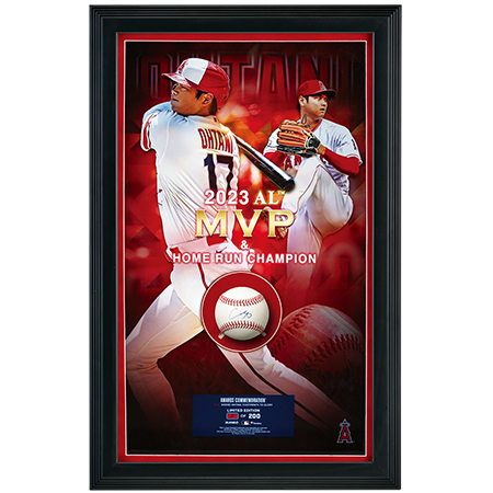 大谷翔平 アメリカン・リーグ™ 2023 MVP&ホームラン王記念 直筆サイン