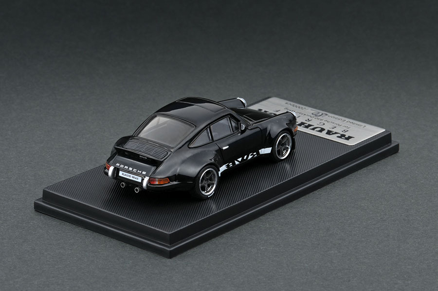 MC640002F 1/64 RWB 930 Ducktail Wing Metallic Black | LINE UP