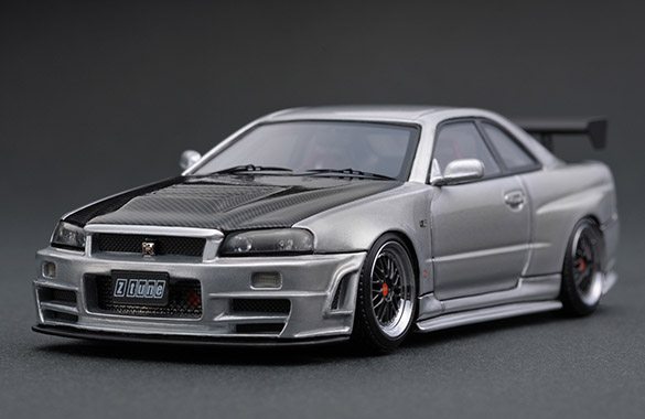 IG0605 1/43 Nismo R34 GT-R Z-tune Silver | LINE UP | ignition