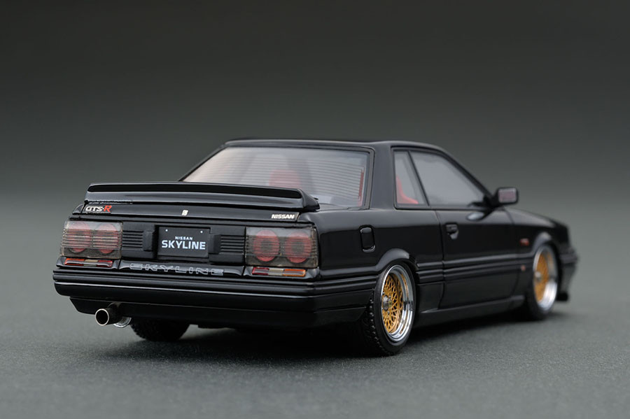 IG979 1/43 Nissan Skyline GTS-R (R31) Black | LINE UP | ignition