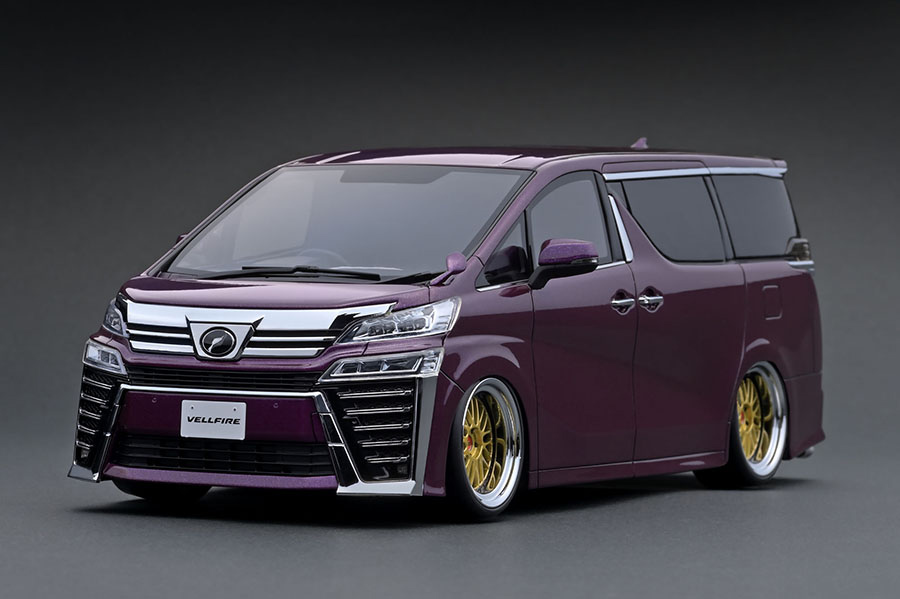 IG1674 1/18 Toyota Vellfire (30) ZG Purple Metallic | LINE UP