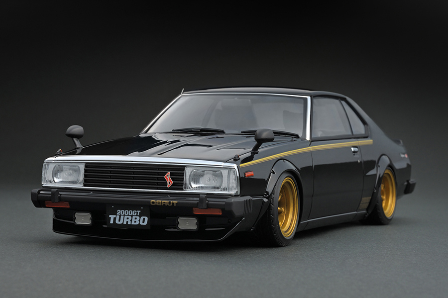 IG1092 1/18 Nissan Skyline 2000 Turbo GT-ES (C211) Black | LINE UP