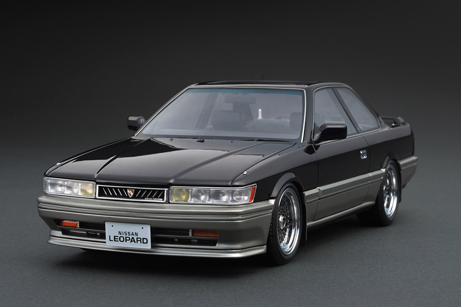 IG1017 1/18 Nissan Leopard 3.0 Ultima (F31) Black | LINE UP