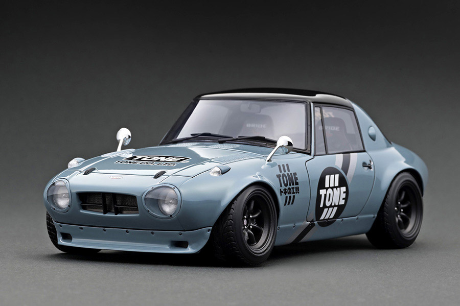 IG3292 1/18 Toyota Sports 800 NOB Hachi 2023 TAS Ver Light Gray