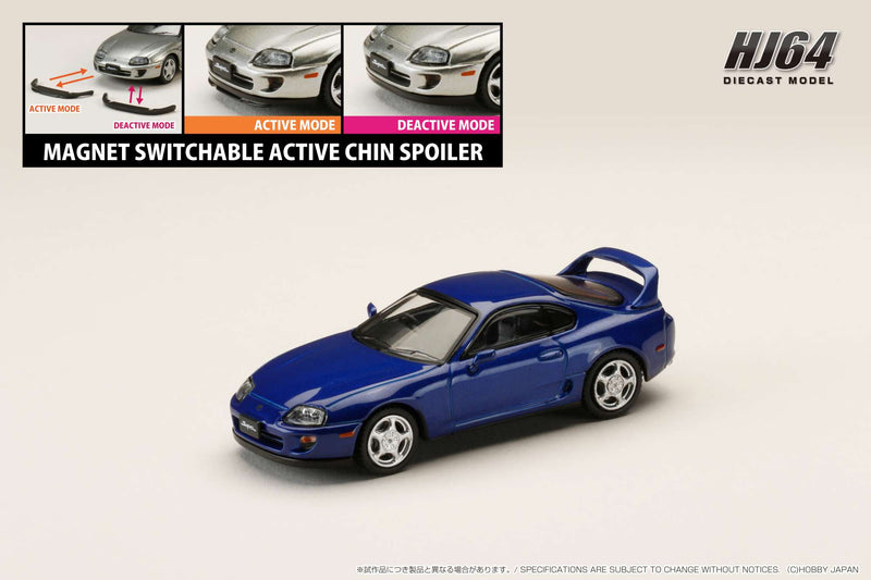 Hobby Japan HJ642042BL Toyota SUPRA RZ (JZA80) with Active Spoiler