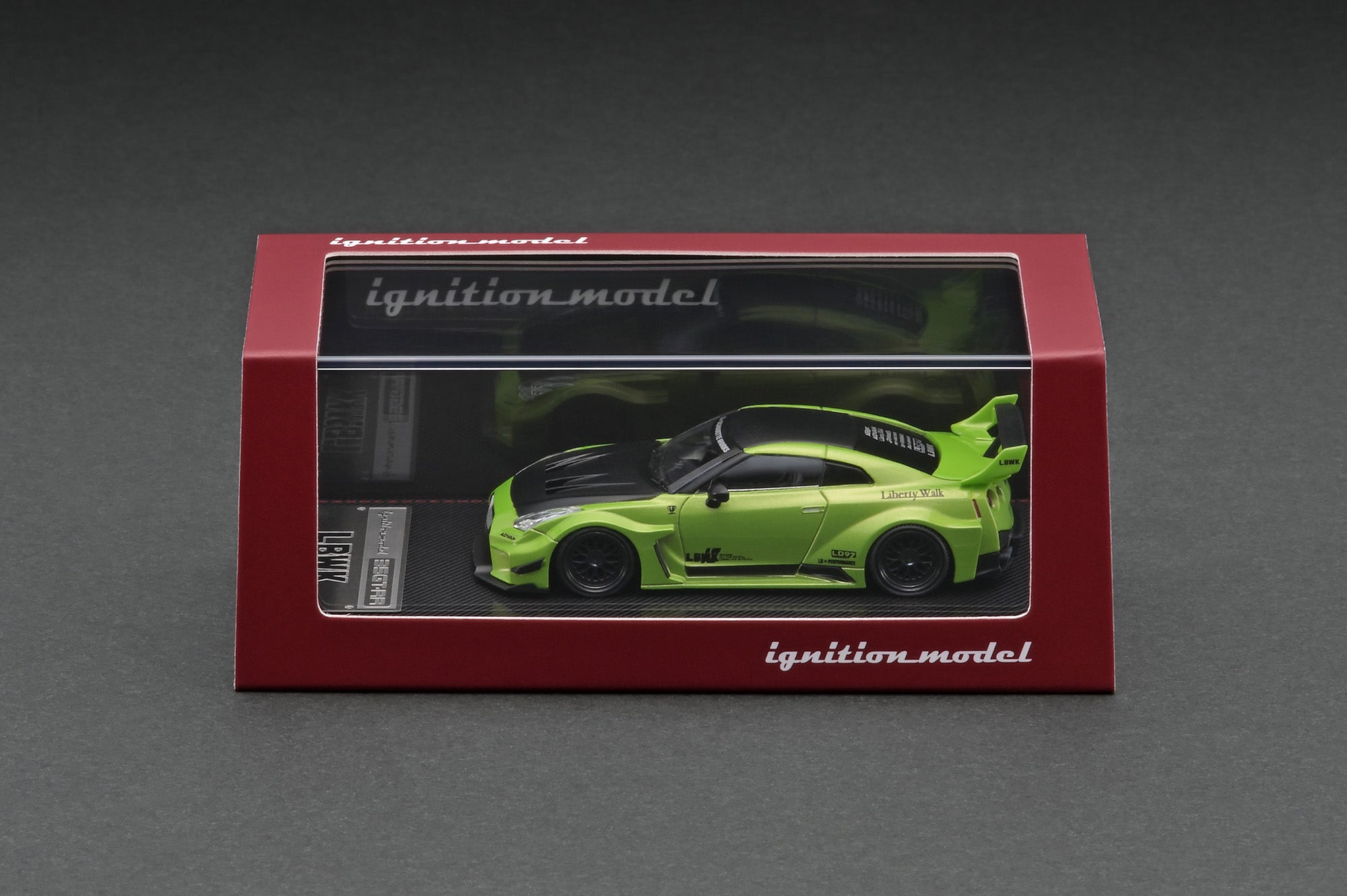 IG2384 LB-Silhouette WORKS GT Nissan 35GT-RR Green Metallic