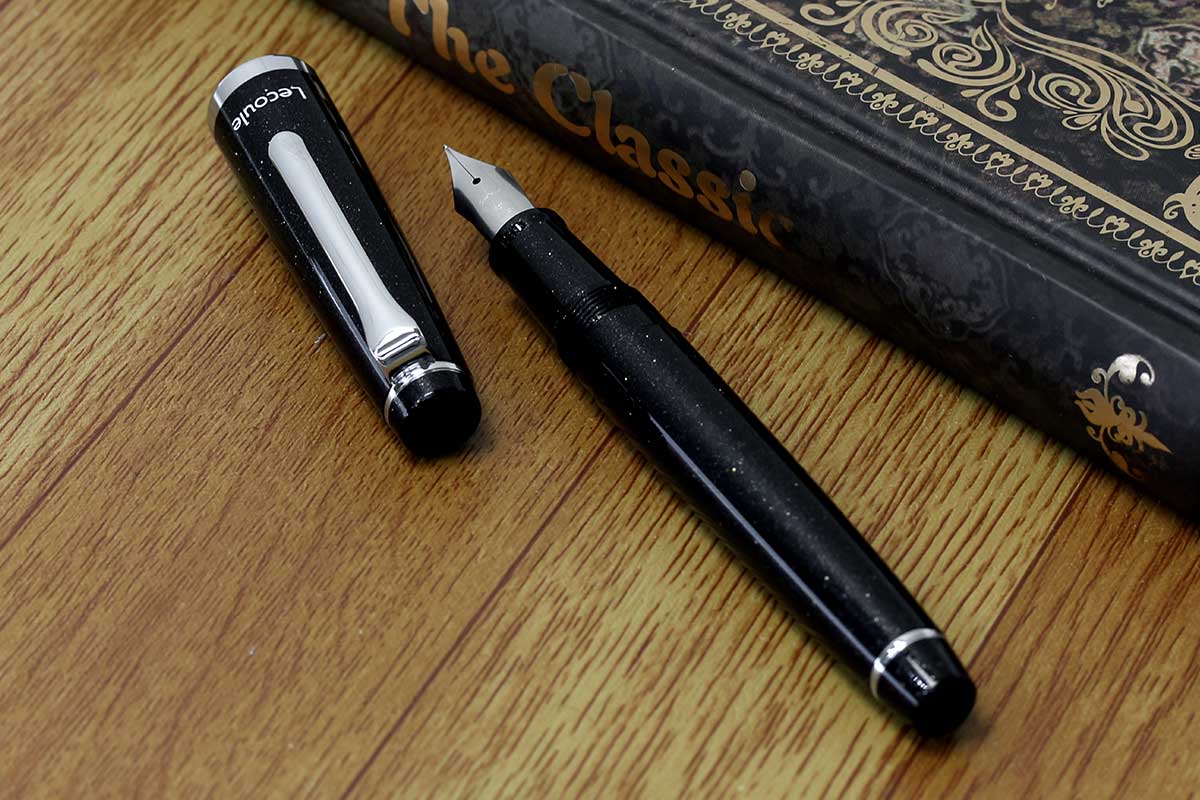 未使用＊DELTA×オロビアンコ コンパーニョ BLACK FP 黒 万年筆 楽天