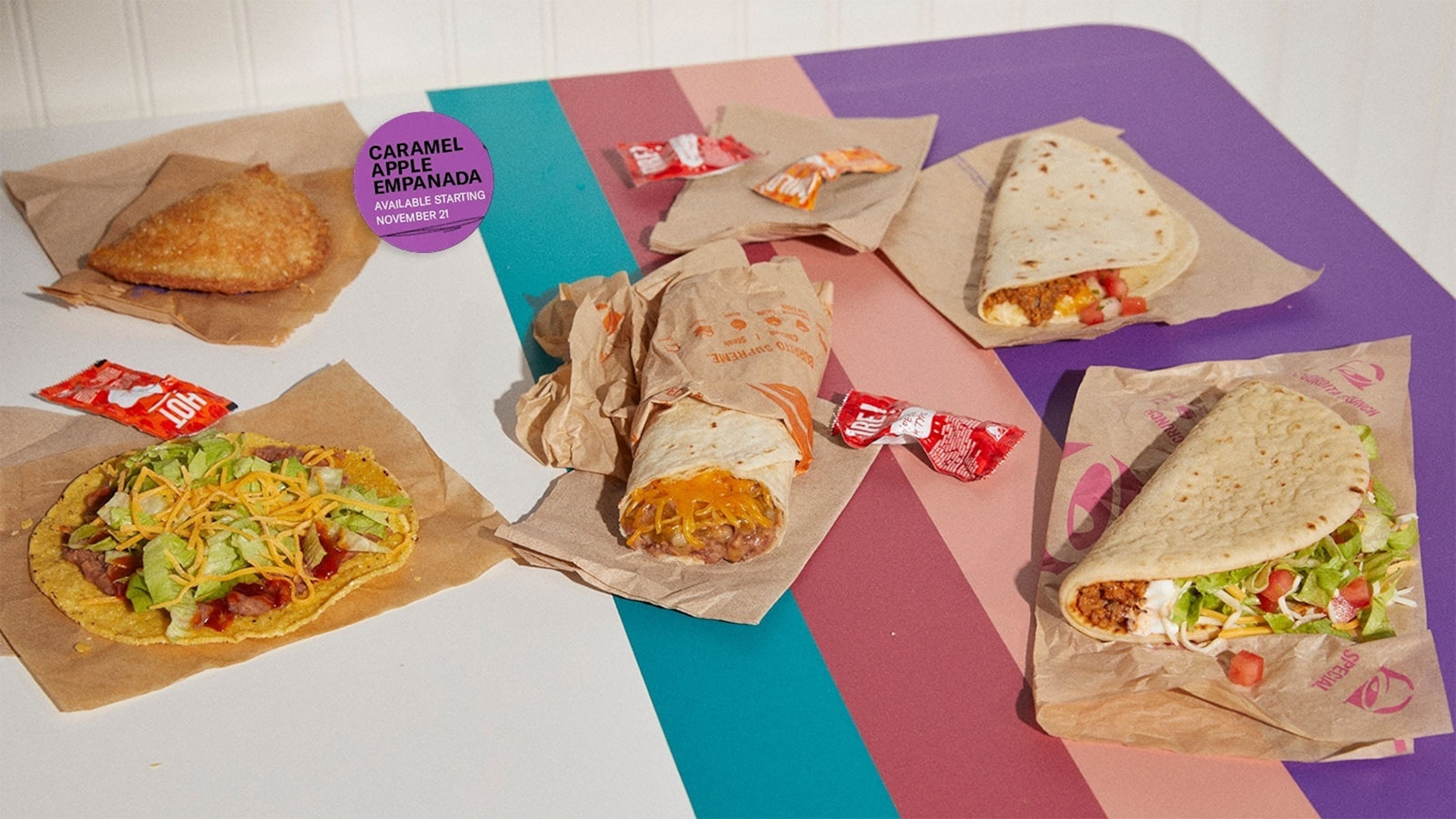 Taco Bell brings back Meximelt, Gordita Supreme, Caramel Apple