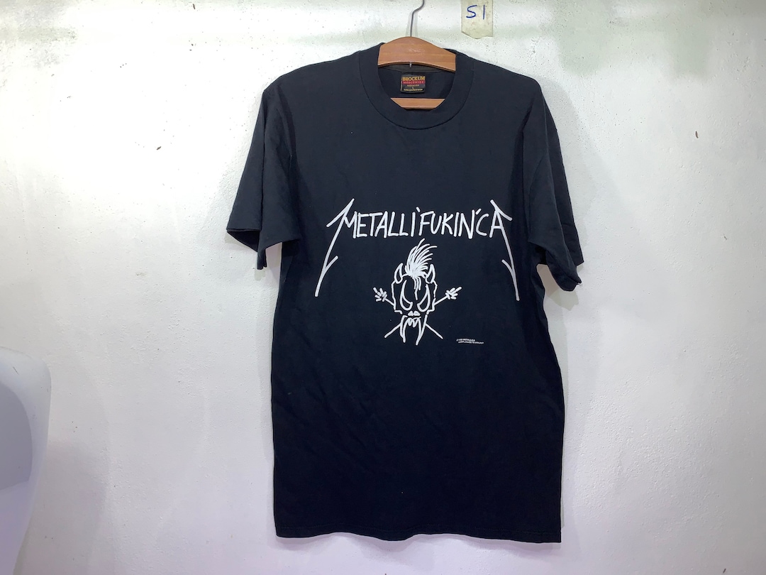 Vintage Metallica Metalli'fuckin'ca 1993 American Heavy Metal Band