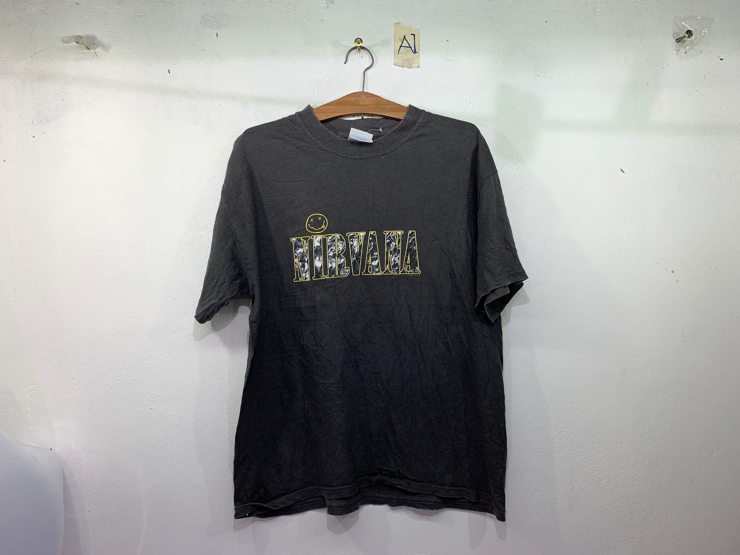 Rare!! Nirvana 1997 Vintage Tees L Size Kurt Cobain Dave Grohl