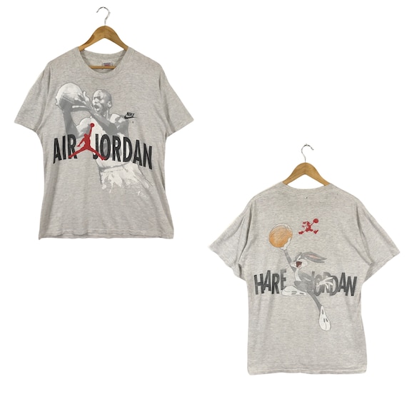 Rare Graphic!!! Vintage 1991 NIKE AIR JORDAN Hare Jordan Bugs