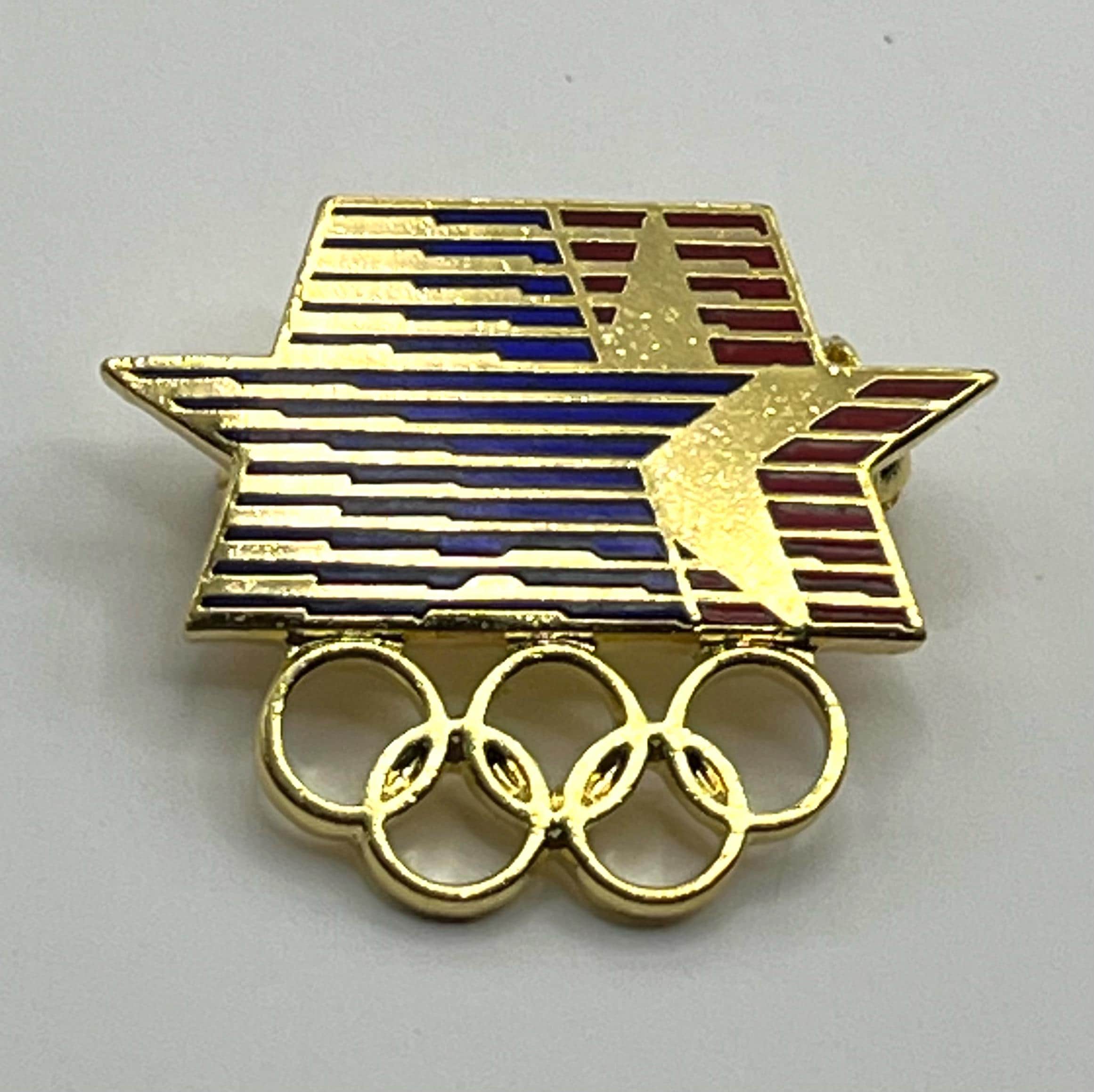 パンナム 1984年オリンピック バッチ ビンテージ レア パンナム 1984年