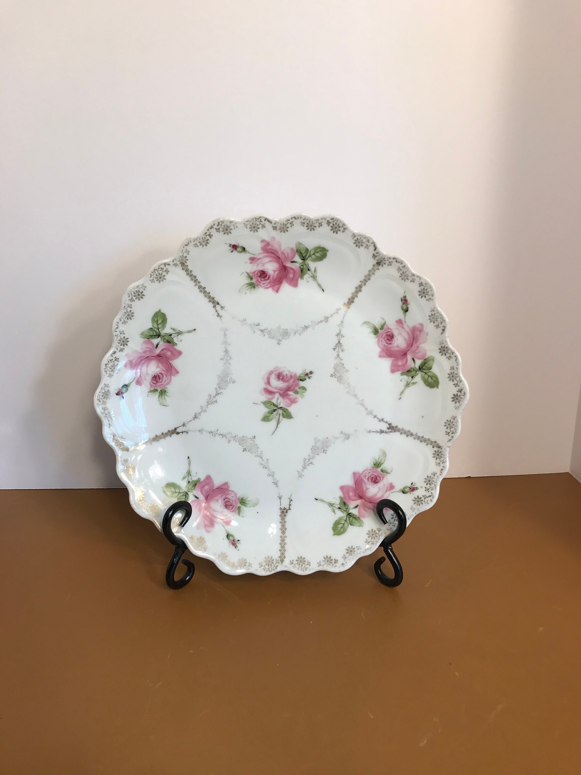 アンティークプレート バイエルン 9 1/2インチ サービングプレート