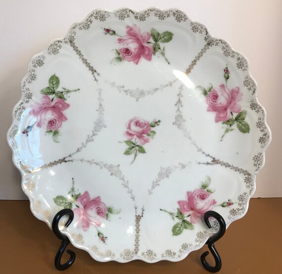 アンティークプレート バイエルン 9 1/2インチ サービングプレート