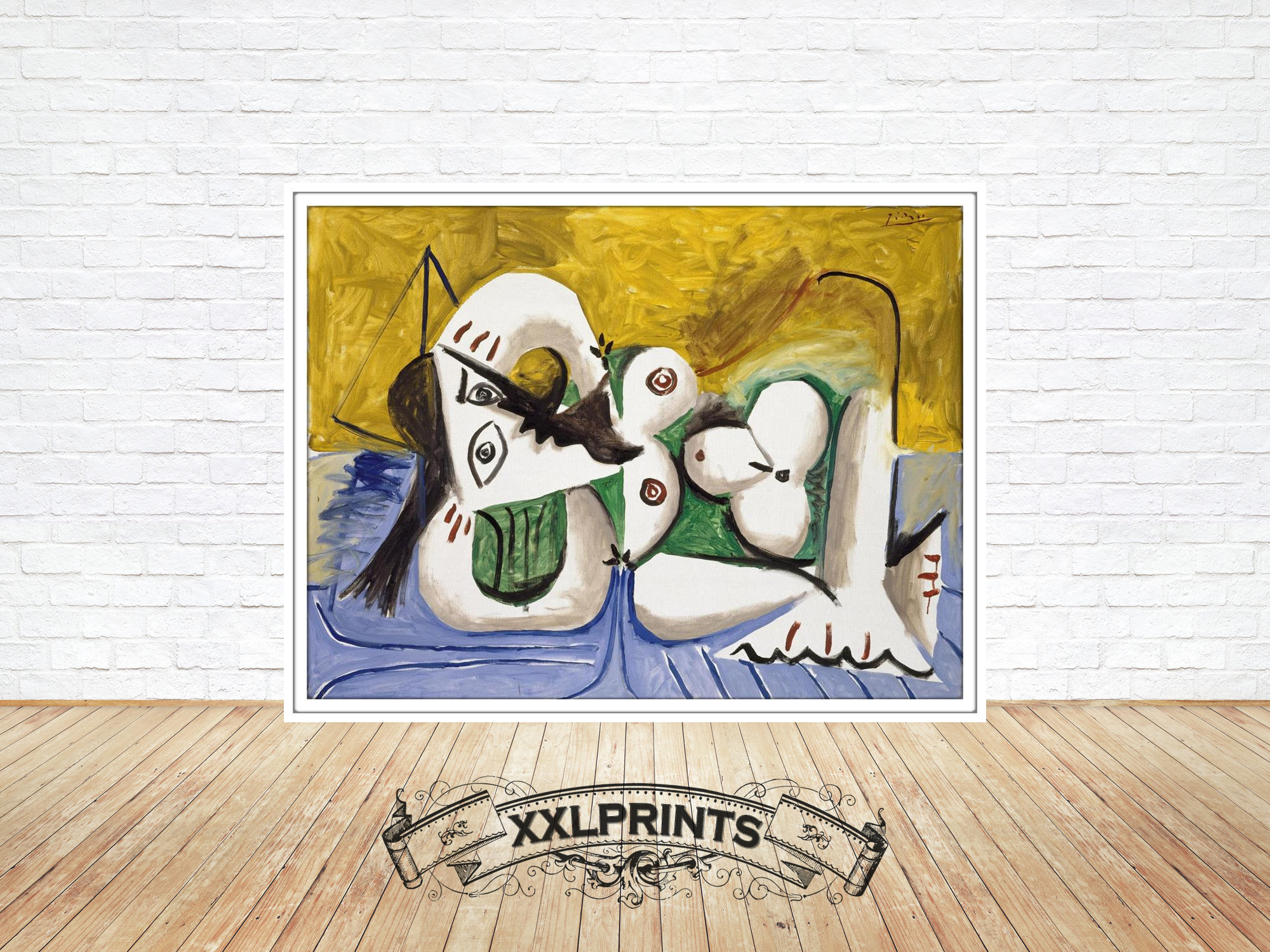 ピカソの版画：青いソファの女、1944年、美術複製 - Etsy 日本