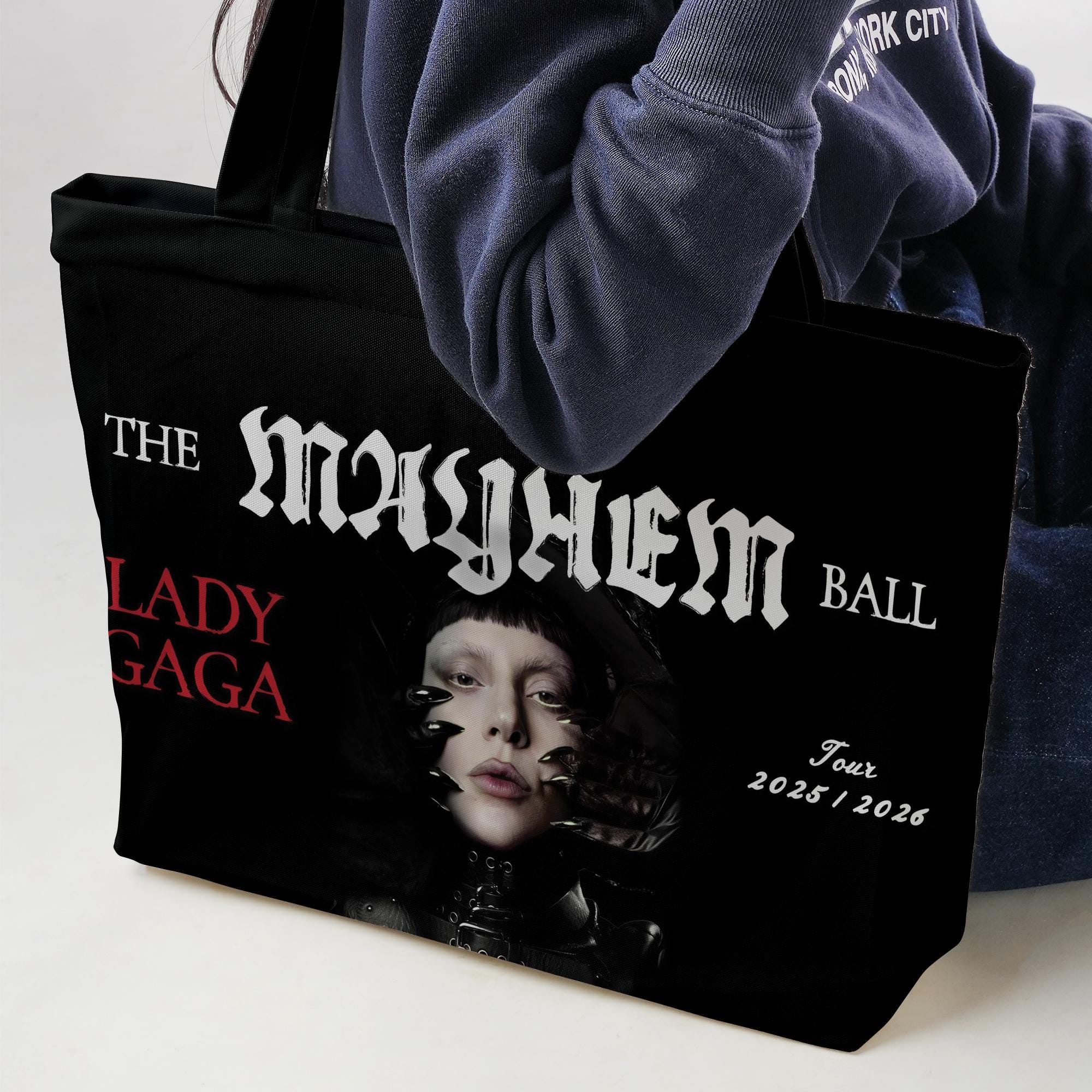 LadyGaga トートバッグ MAYHEM Opera Haus Tote 黒 LadyGaga
