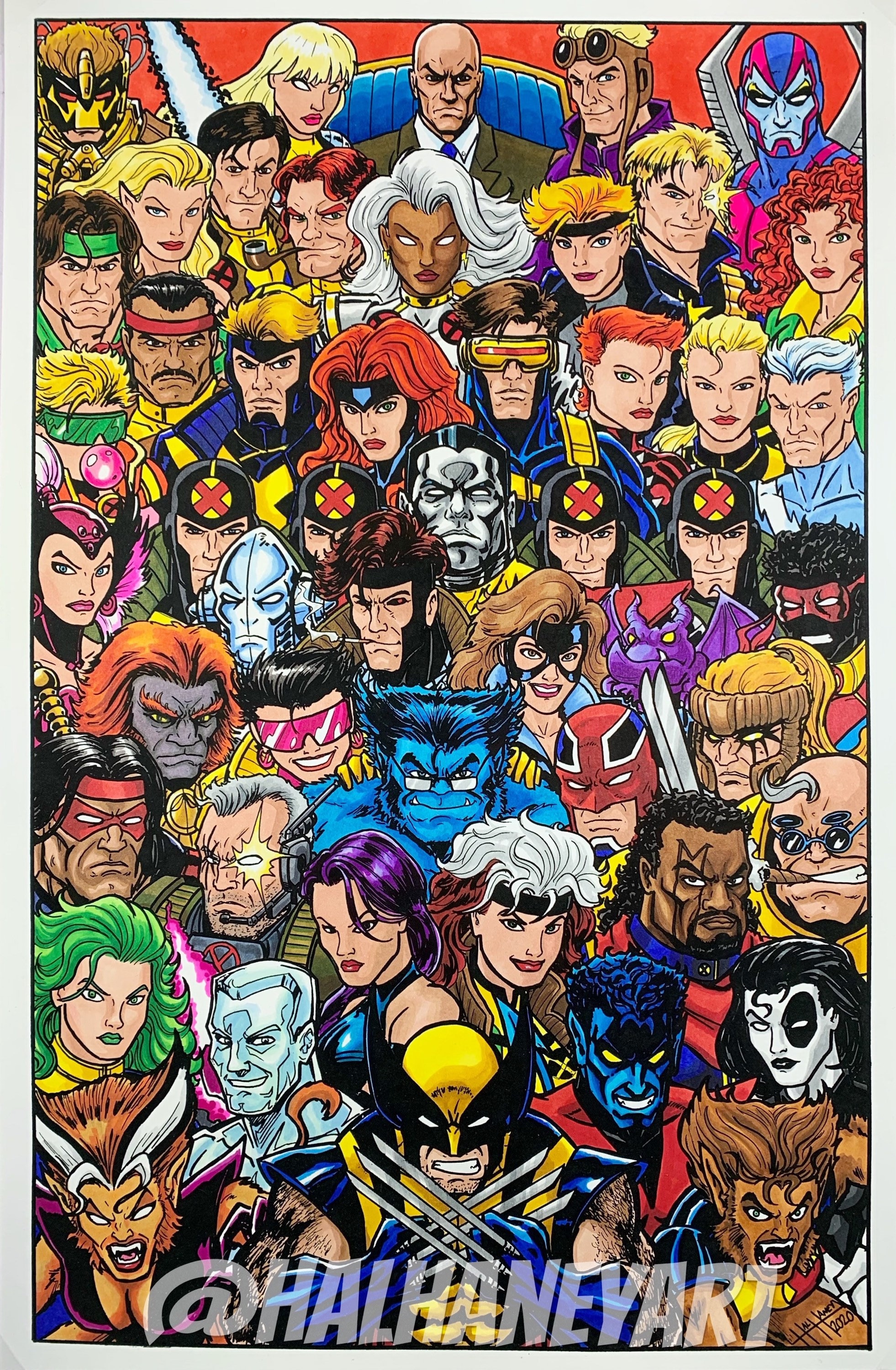 Jim lee x men poster - Etsy 日本
