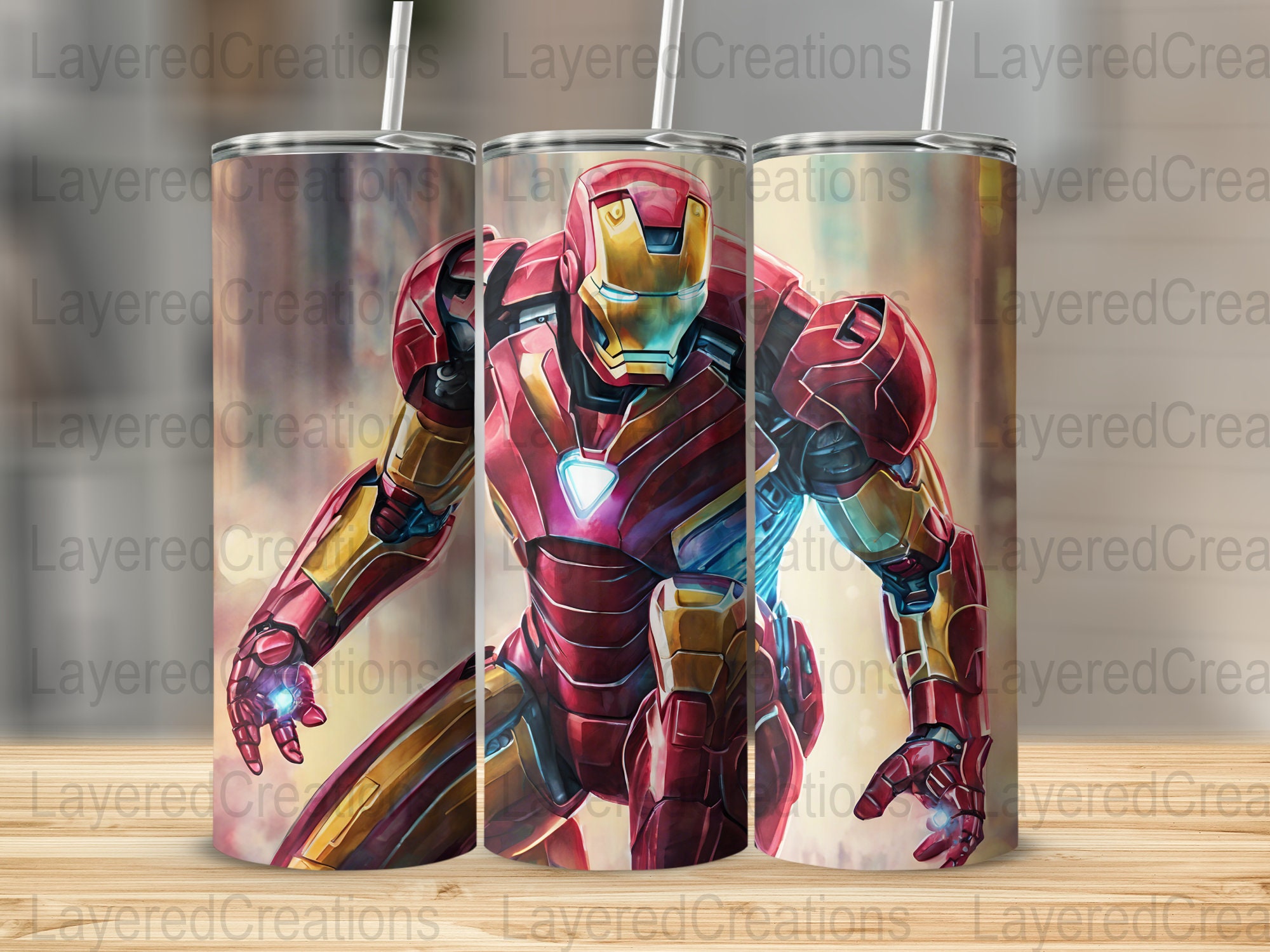 FULL WRAP TUMBLERS 【アイアンマン】