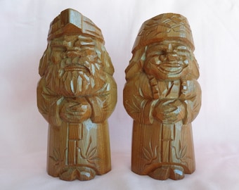 ヴィンテージアイヌ木彫：北海道の女性たち、日本の民芸品 - Etsy 日本