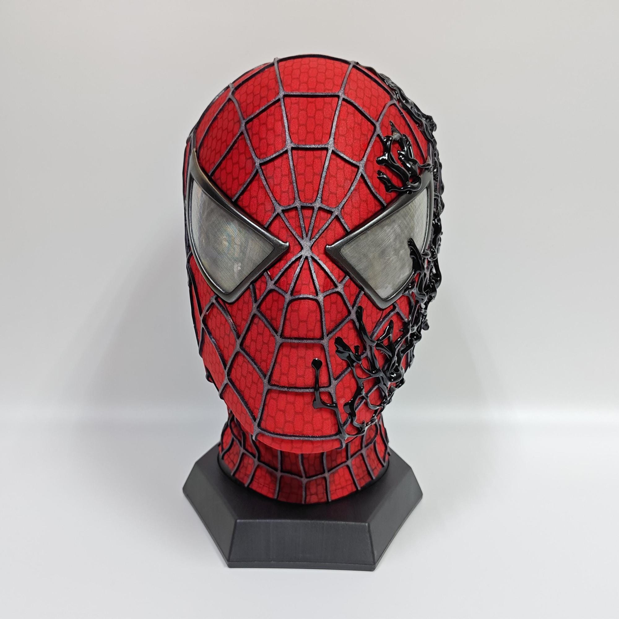 スパイダーマン マスク コスプレ 1/1 3D シェルマスク black